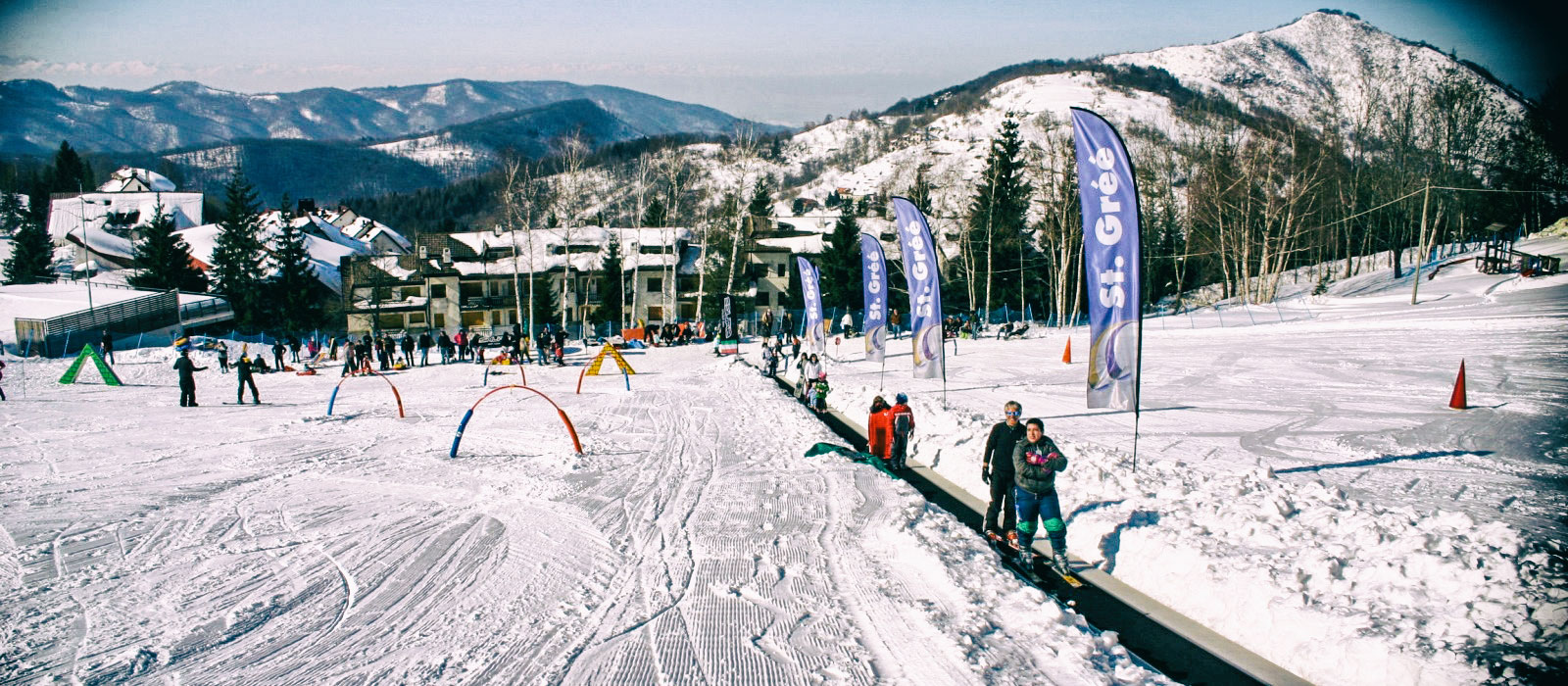 Cartina Viola Saint Gree Mappa piste sci Viola Saint Gree Dove Sciare